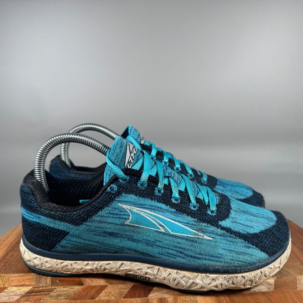 Altra Escalante Womens Running Shoes Blue Teal Lace Up Athletic Sneakers US 7